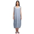 thumbnail image 1 of Moomaya Robe de Nuit d'Allaitement à Col Rond Imprimée pour Femmes en Coton, 1 of 5