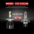 thumbnail image 4 of Compatible for Honda Odyssey 1995-2004 6000K 9003 LED Headlight High-Low Beam Bulbs, 4 of 10