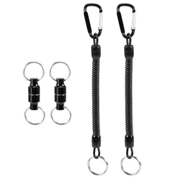 Coiled Lanyard,With Coiled Carabiner Coiled Carabiner Clip 2pcs Net Net Qahm Dsfen Qisuo Net 2pcs Fesjoy