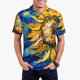thumbnail image 1 of Fotbe vintage Starry Sunflower Camiseta Polo de Golf para Hombre con Estampado – Camisa Deportiva Transpirable con Cuello Abotonado-XX-Large, 1 of 6