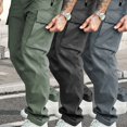 thumbnail image 6 of Men’s Loose Straight Sweatpants Casual Sports Trendy Everyday Bottoms, 6 of 6