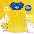 thumbnail image 4 of Camisón Disney Princess Fantasy para niñas, precioso vestido de color blanco como la nieve, 4 of 6