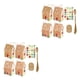 thumbnail image 1 of Wosthever Paquete de 24 cajas de dulces navideños, papel Kraft, bolsas de regalo para aperitivos navideños, adorno de galletas para embalaje de ambiente Tipo 2 2piezas Wosthever CBP162517, 1 of 6