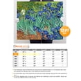 thumbnail image 6 of DECORARTS - Irises in the Garden by Vincent Van Gogh. Oil Painting Reproduction. Giclee Print on Canvas. Ready to Hang Wall Art for Home and Office Decor. 24x20, 6 of 7