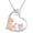 A-Heart, variant on Book Necklace for Women, 925 Sterling Silver Heart Books Pendant Cat Necklace, Birthday Christmas Graduation Books jewelry Gift for Nerd Book Lover Reading Clubs