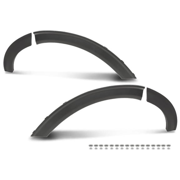 4Pcs Rear Fender Flares Plastic Left & Right Side Fit For 2020-2022 Ford Explorer