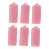 Unique Bargains 6 Pcs Durable Convenient Sponge Foam Hair Roller for Women 2.99"x1.26" Pink