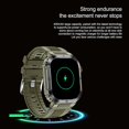 thumbnail image 5 of Nkmbld Android Smart Watch Clear Color Screen Metal Case Bluetooth Call Sports Outdoor Large Capacity Battery Smartwatch, Green, 5 of 8