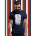 thumbnail image 2 of Smartprints Mens Graphic Tee - Barber Items Flag - Regular Fit 100% Cotton, 2 of 4