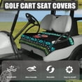 thumbnail image 3 of Whosucclay Hummingbird Yellow Roses Anti-Scratch Golf Cart Seat Cover, Thickened 4 Front Pockets Golf Cart Seat Protector for Yamaha EZGO Club Car, 52.36 x 32.28 inch, 3 of 7
