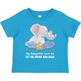 thumbnail image 3 of Inktastic My Babysitter Loves Me to the Moon and Back Elephant Family Boys or Girls Toddler T-Shirt, 3 of 5