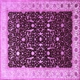 thumbnail image 1 of Ahgly Company Indoor Square Persian Purple Traditional Area Rugs, 3' Square, 1 of 4