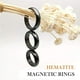 thumbnail image 5 of Soidarity 5 Piezas Anillos Equilibrio de Ansiedad Negro Energía Negativa Lodestone Pulgar Anillo Mujeres Hombres Suministros de Boda Decoración Type3 NO3, 5 of 6