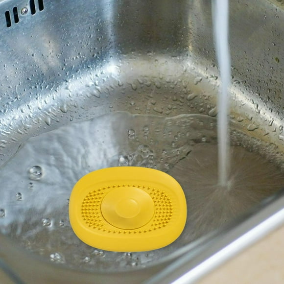 TPR Silicone Striador de Silicona Anti-obstrucción Diversas Necesidades de Almacenamiento de Agua Simplemente Use Drenaje Duradero Grabs amarillo Colco colador de silicona