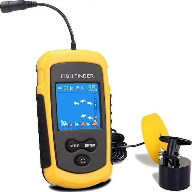 Wired Fish Finder Sonar Sensor Transducer Water Depth Finder Portable Fish Finder for Fishing