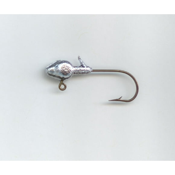 S & J's TACKLE BOX DO-IT Minnow Head JIGS Hand Poured 1/16oz X #2 Eagle Claw Hook (10 per Pack)