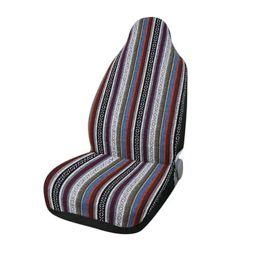 REGALWOVEN 2 Pcs Multicolour Style Bucket Seat Cover for Automotive