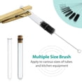 thumbnail image 5 of 8" Nylon Tube Cleaning Brushes with Hook, for Narrow Neck Bottles & Cups, 5 of 7