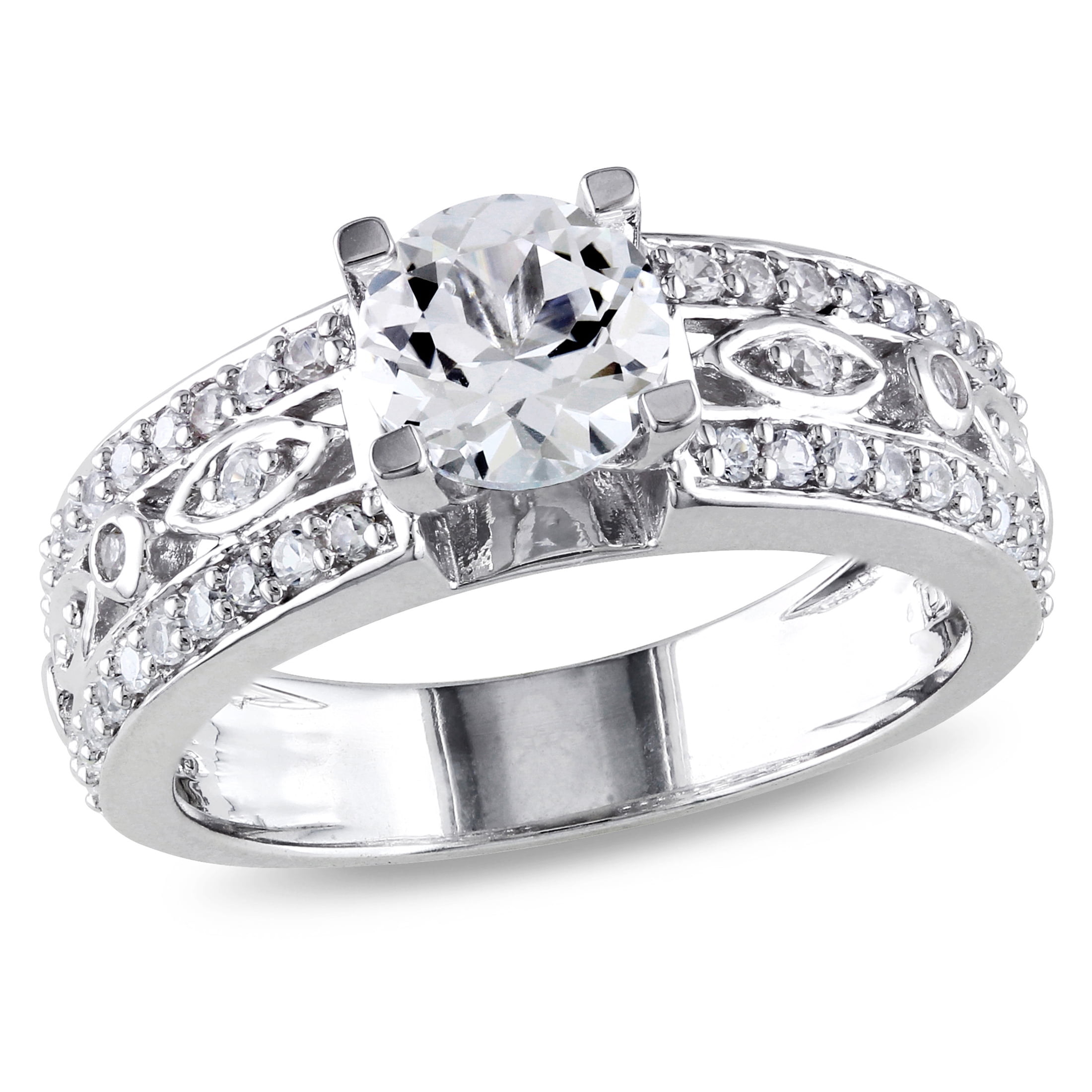 7/8 inch Sterling Silver Filigree Diamond-shaped Ring