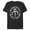 Black, variant on Men's Star Wars: The Mandalorian Seek & Destroy Stamp Graphic Tee Black Large