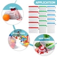 thumbnail image 5 of HERFIER 15pcs Reusable Produce Bags Mesh Bag Vegetable Bags Fruit and Vegetable Storage Bags, 5 of 8