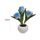 thumbnail image 4 of Lámparas de ambiente para mesita de noche adorno de escritorio luces Wdftyju de flores románticas manualidades regalo luces decorativas para mesa decoraciones para oficina y ho, 4 of 4