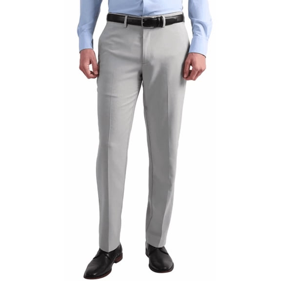 Reaction Kenneth Cole Men's Performance Dress Pant, Gray, 40x30