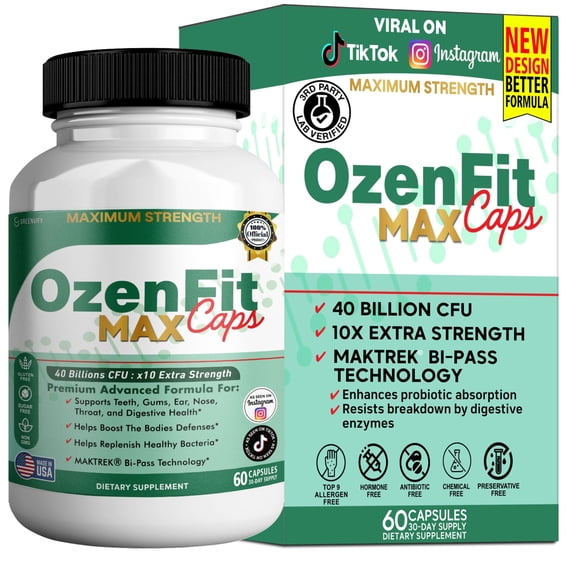 GreenVify OzenFit Caps Max – Metabolic Wellness & Active Lifestyle Support Dietary Supplement