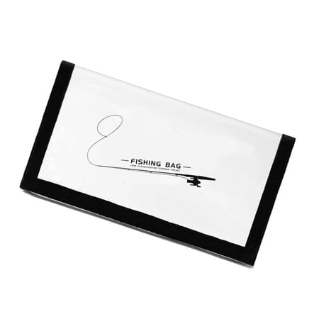LICEWO Clear Fishing Baits Storage Bag Thickened Waterproof Prevents Hook Tangles Magical Adhesive Closures For Easy Tackle Access
