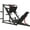 Leg Press Machine - Black, variant on Syedee Leg Extension and Curl Machine, Adjustable Leg Curl Machine, Seated Leg Extension and Lying Curl Machine for Home Gym