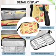 thumbnail image 4 of Fish Mouth Pencil Bag 9.45*3.74*5.9 Inches Pencil Bag Pencil Case Pencil Box Makeup Bag Suitable for Office and Study Cartoon Red and Yellow Apple, 4 of 7