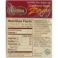 thumbnail image 5 of Celestial Seasonings Cranberry Apple Zinger Caffeine-Free Herbal Tea Bags (20 Count), 5 of 6