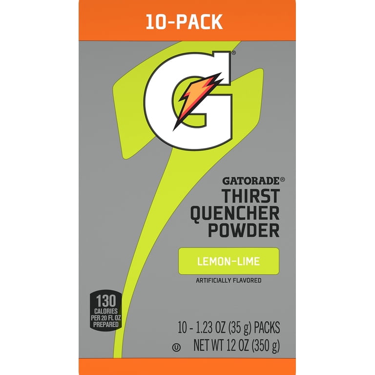 Gatorade Thirst Quencher Lemon Lime Powder Packets, 10 Count photo 2