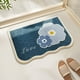 thumbnail image 5 of Alfombra de Baño de Imitación de Lana de Oveja Color Crema | Alfombra de Entrada Trasera de Goma Antideslizante de Poliéster Suave | Alfombra Absorbente de Agua para Ducha, Dormitorio, Guardería, Dor, 5 of 6