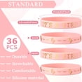 thumbnail image 2 of DESIGNICE 30 Pcs Pink Baby Shower Party Favors for Guests Pink Rubber Bracelets Girls Gender Reveal Bracelets Thank You Gifts for Baptism Party, 2 of 6