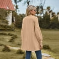 thumbnail image 4 of Casual Longline Cardigan for Women Fall Loose Open Front Long Sleeve Outerwear, 4 of 5