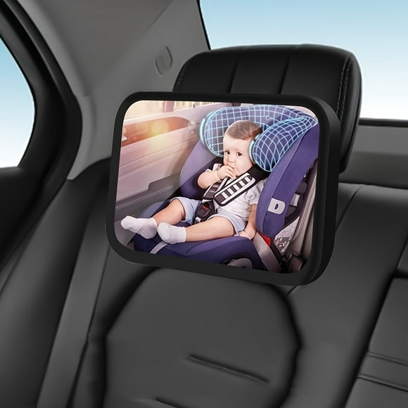 Baby Car Seat Rearview Mirror - Wide-View Safety Mirror For Infant Car Seats, Clear
