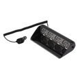 thumbnail image 1 of Luz estroboscópica LED 7 modos estroboscópicos 24 luces LED brillantes IP67 impermeable 6000K visión clara universal para vehículos de 12V, 1 of 11