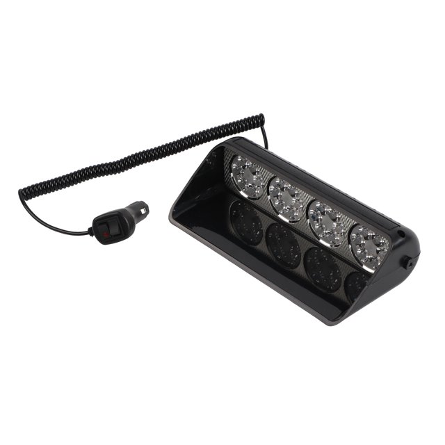 Luz estroboscópica LED 7 modos estroboscópicos 24 luces LED brillantes IP67 impermeable 6000K visión clara universal para vehículos de 12V