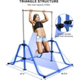 thumbnail image 2 of Gymnastics Bar for Home -Height Adjustable 3' to 5' Foldable Gymnastic Bar for Kids Ages 3-15, Ideal for Indoor and Home Training Bar, 2 of 6