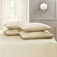 thumbnail image 5 of Empyrean Bedding Set of 8 Pillow Cases, Queen Pillowcase Premium Microfiber, Standard Size 20"X30" Cream Beige, 5 of 9