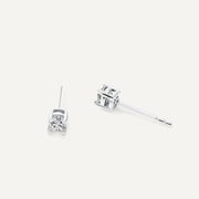Unique Moments Lab Grown Diamond Accents Stud Earrings for Women | Sterling Silver Jewelry | Gift for Women Men