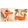 thumbnail image 4 of Juego de 4 escuadras de posicionamiento de 90 grados, abrazaderas en ángulo recto tipo L, herramienta para trabajar la madera para cajas, puertas y marcos de fotos, 4 of 5