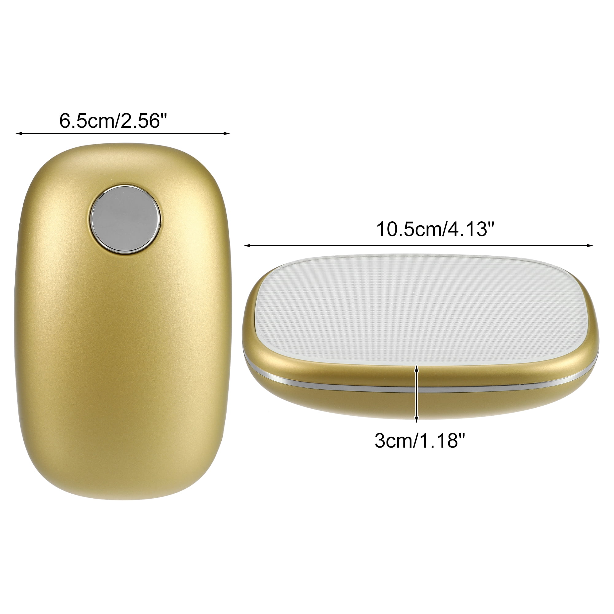 Unique Bargains Hair Eraser for Women Men Nano Epilators Reusable Hair Remover Gold Tone