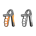 thumbnail image 1 of Agarre de 5-100 kg de entrenador de resistencia a mano resistencia ajustable naranja, 1 of 6