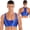 Blue, variant on Mens Glossy Muscle Crop Tank Tops Vest Workout Bodybuilding Compression Stringer Tee Shirt Grey L