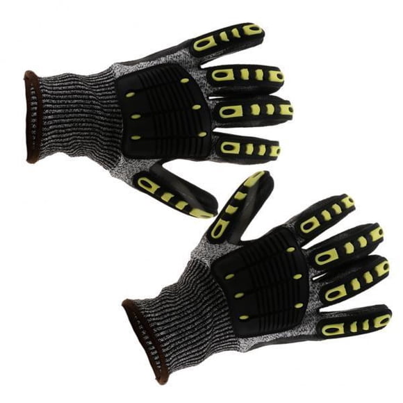 4x Guantes de trabajo mecánicos anti-