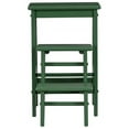 thumbnail image 4 of Boraam Niko 3-Step Folding Stool - Wood, Equestrian Green Finish, 4 of 8