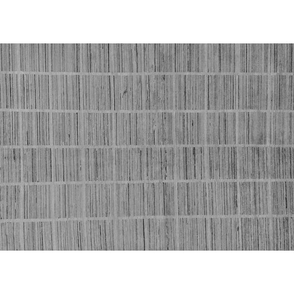 Ahgly Company Indoor Rectangle Checkered Gray Modern Area Rugs, 5' x 7'