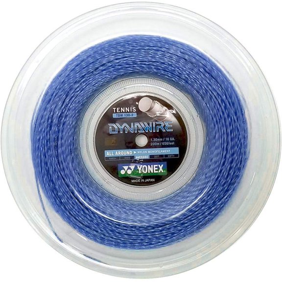 YONEX Dynawire Carrete de Cuerda de Tenis 16/1.30 200M/656 Pies Azul